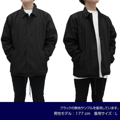 『ソニック・ザ・ヘッジホッグ』クラシックソニック T/Cコーチジャケット ネイビー M